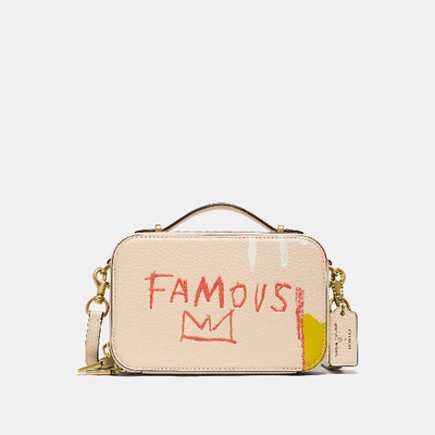 Coach X Jean Michel Basquiat Alie Belt Bag In Color<lsn_delimiter>brass/ivory