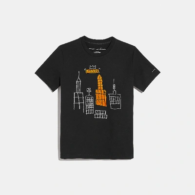 Coach X Jean-michel Basquiat T-shirt ® In Black - Size S In Dark Shadow