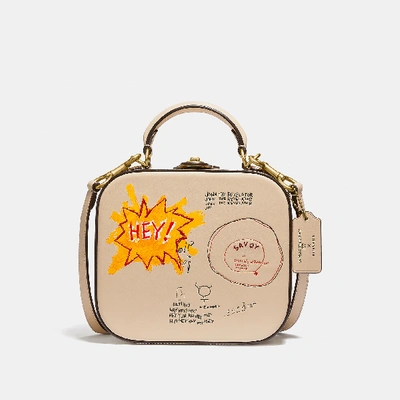 Coach X Jean-michel Basquiat Square Bag ® - Women's In Brass/ivory