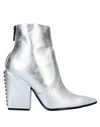 Kendall + Kylie Ankle Boots In Silver