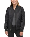 Levi's Ma-1 Flight Bomber Jacket In Black