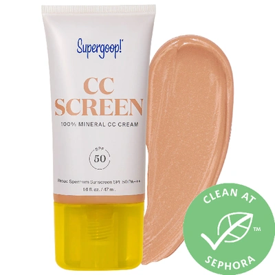 Supergoop ! Cc Screen 100% Mineral Cc Cream Spf 50 Pa++++ 226w 1.6 oz/ 47 ml