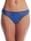 Simone Perele Andora Thong In Denim Blue