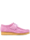 PALM ANGELS WALLABEE SUEDE LILAC BLACK