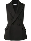 DICE KAYEK DOUBLE-BREASTED LONGLINE WAISTCOAT