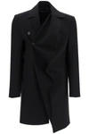 Y/PROJECT ASYMMETRIC WOOL COAT