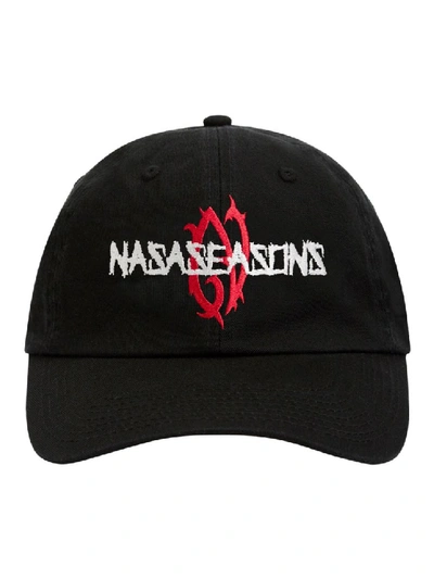 Nasa Seasons Black And Red Tribal Cap