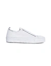 ANN DEMEULEMEESTER WHITE SUEDE SNEAKERS,67FB0A62-F47E-3435-DCA9-D9A52C05B2A0