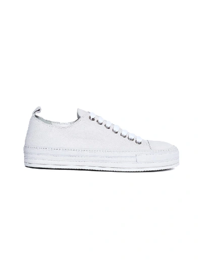 Ann Demeulemeester Low-top Plimsol Trainers In White