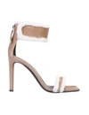 Giuseppe Zanotti Kanda Square Toe Sandals With 9 Cm Heel In Brown