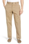 BERLE CHARLESTON KHAKIS FLAT FRONT STRETCH CANVAS PANTS,6401-24 SU