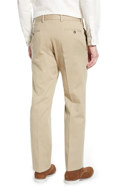 Berle Charleston Khakis Flat Front Chino Pants In Neutral