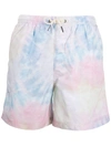 DAILY PAPER TIE-DYE SWIM SHORTS