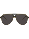 DOLCE & GABBANA DG2257 PILOT FRAME SUNGLASSES