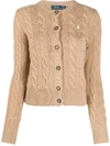POLO RALPH LAUREN CABLE KNIT CARDIGAN