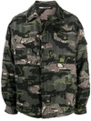 VALENTINO CAMOUFLAGE-EMBROIDERED JACKET