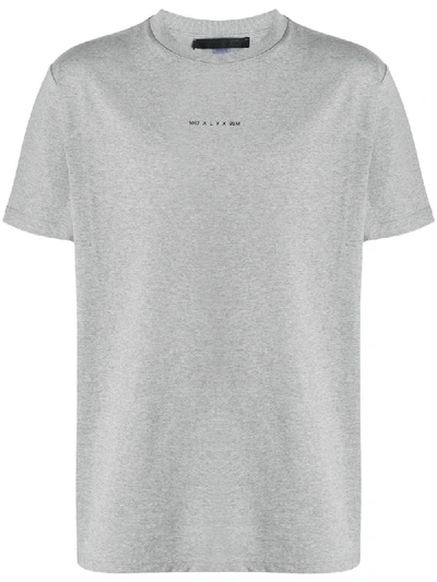 Alyx Logo Print T-shirt In Grey