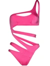 AGENT PROVOCATEUR LEXXI ASYMMETRIC SWIMSUIT