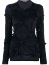 Kiko Kostadinov Apex Motif Top In Blue