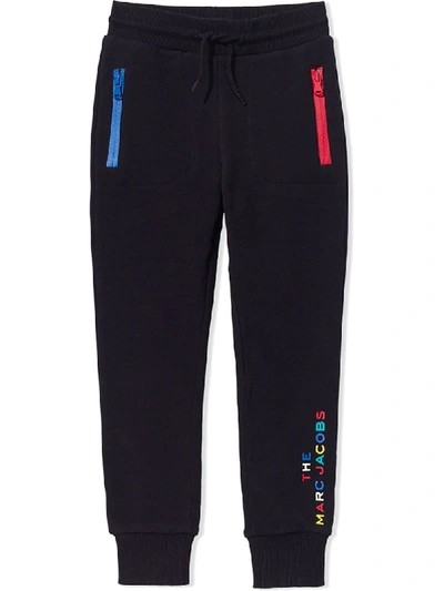 The Marc Jacobs Kids' Logo Sweat Trousers In Black
