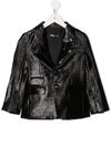 DSQUARED2 WET LOOK BLAZER JACKET