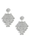 Dannijo Bianca Swarovski Crystal Cluster Drop Earrings