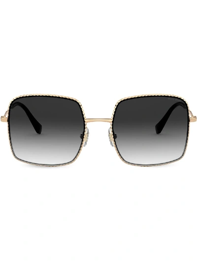 Miu Miu Square-frame Sunglasses In Black