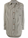 ALEXANDER WANG OVERSIZED HOUNDSTOOTH SHIRT JACKET