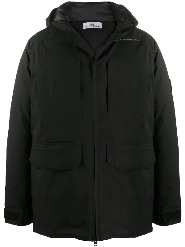 stone island gore tex down parka