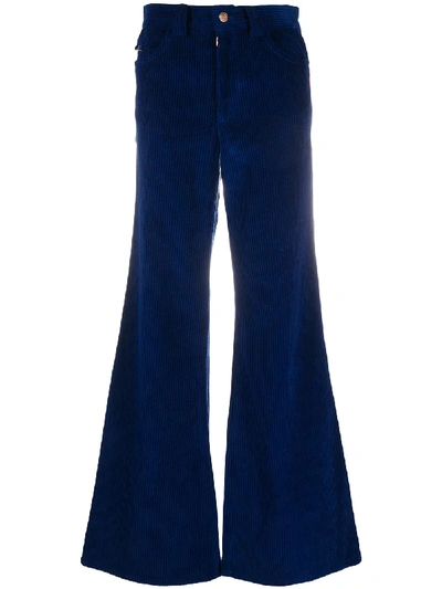 Marc Jacobs The Flared Jeans In Blue