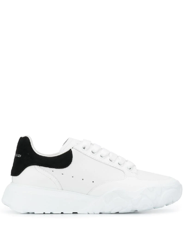 alexander mcqueen all white trainers