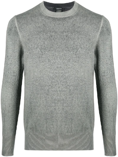 Avant Toi Faded Knitted Sweatshirt In Grey