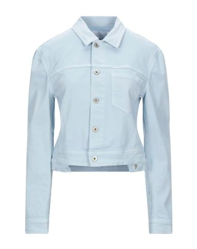 Dondup Denim Outerwear In Sky Blue