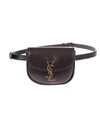 SAINT LAURENT BLACK-BRONZE KAIA WAIST BAG,11510450