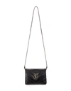 SAINT LAURENT BLACK-BRONZE LOULOU TOY BAG,11509924