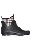 BURBERRY FLINTON VINTAGE CHECK RAIN BOOTS