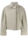 Jacquemus La Veste Albi Wool-blend Jacket In Neutrals