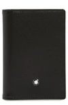 Montblanc Meisterstuck Business Card Holder In Black