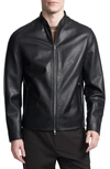 THEORY MOORE LEATHER BOMBER JACKET,K0770402