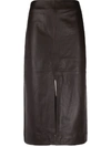 CO LEATHER PENCIL SKIRT