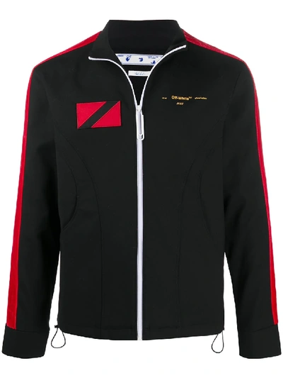 Off-white X Theophilus London Logo-print Track Jacket In Black