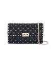 VALENTINO GARAVANI ROCKSTUD SPIKE LEATHER SHOULDER BAG