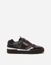 DOLCE & GABBANA MIXED-MATERIAL MIAMI SNEAKERS