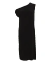 Norma Kamali Short-sleeve Drop-shoulder Midi Dress In Black
