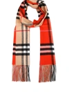 BURBERRY REVERSIBLE CASHMERE SCARF IN BEIGE