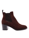 CHURCH'S SUEDE ANKLE BOOTS IN BROWN