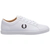 FRED PERRY MEN'S SHOES LEATHER TRAINERS SNEAKERS BASELINE,B6158 41