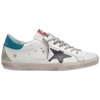 GOLDEN GOOSE MEN'S SHOES LEATHER TRAINERS SNEAKERS SUPERSTAR,GMF00102.F000353.10282 40