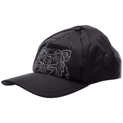 Kenzo Adjustable Men's Hat Baseball Cap  Tiger In Black