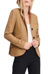 Rag & Bone Slade Wool Blazer In Dark Camel